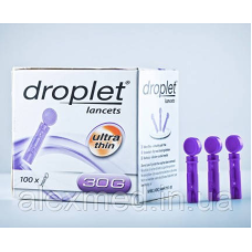 Ланцет Droplet персональний, одноразового використання, стерильний 30, 200