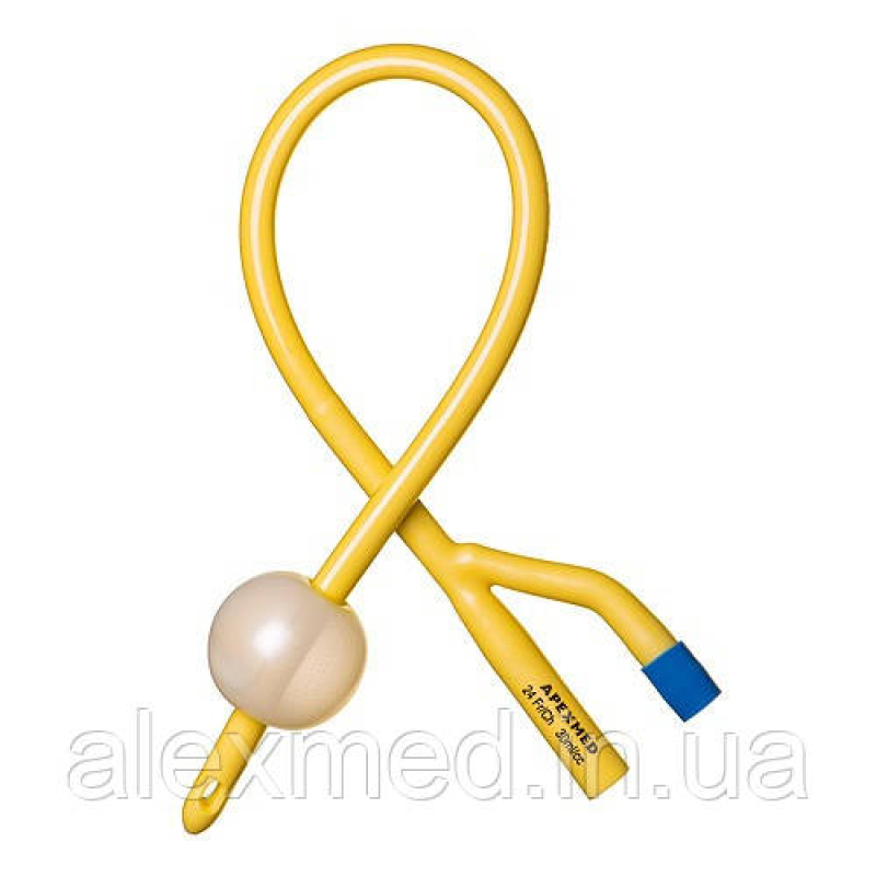 Катетер Фолея 2х ходовий Apexmed Ch/Fr 8, балон 3-5мл