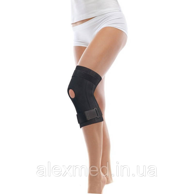 Бандаж колінного суглоба з ребрами жорсткості неопреновий 5 (51-54)