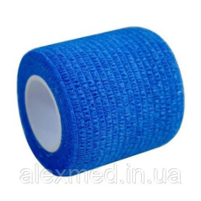 Еластичний аутоадгезійний бинт Coban 7.5см*4.5м (синій)