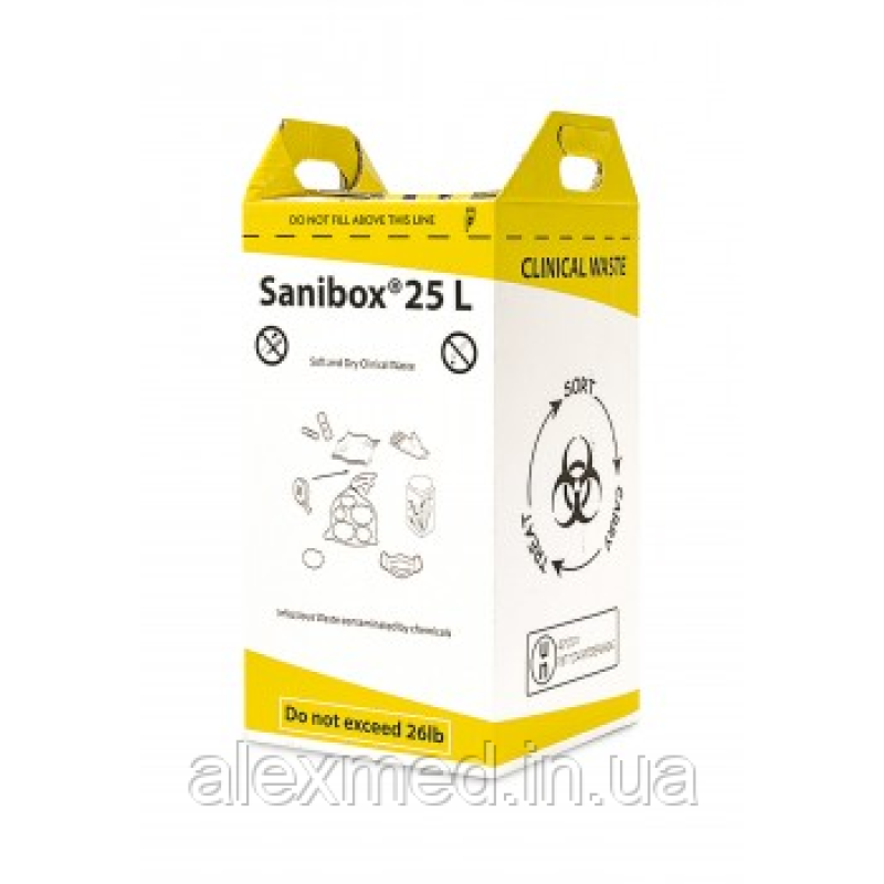 Контейнери Sanibox (РЕ пакет + картон) 25 Контейнери Sanibox (РЕ пакет + картон) 25