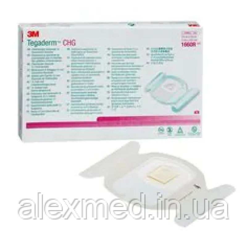Фіксувальна пов’язка 3M™ Tegaderm™ CHG IV 11.5 х 8.5 см