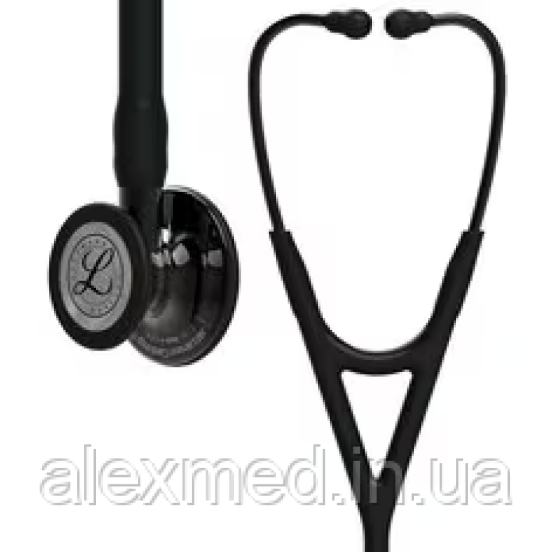 Стетоскоп 3M™ Littmann® Cardiology IV™ Чорний з головкою димчатого кольору