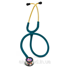 Педіатричний стетоскоп 3M™ Littmann® Classic II Лазурний з головкою кольору веселки