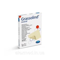 Пов“язка атравматична мазева Grassolind® neutral / Гразолінд нейтрал 10х10см