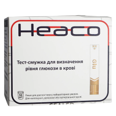 Тест смужки до глюкометра Heaco Gold AQ Plus (50 шт.)