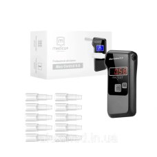 Алкотестер електрохімічний MEDICA+ Alco Control 9.0 PRO + Комплект мундштуків 100шт.