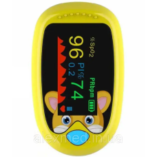 Дитячий пульсоксиметр AJC Medical A1/A6 Yellow. Пульсоксиметр для дітей.