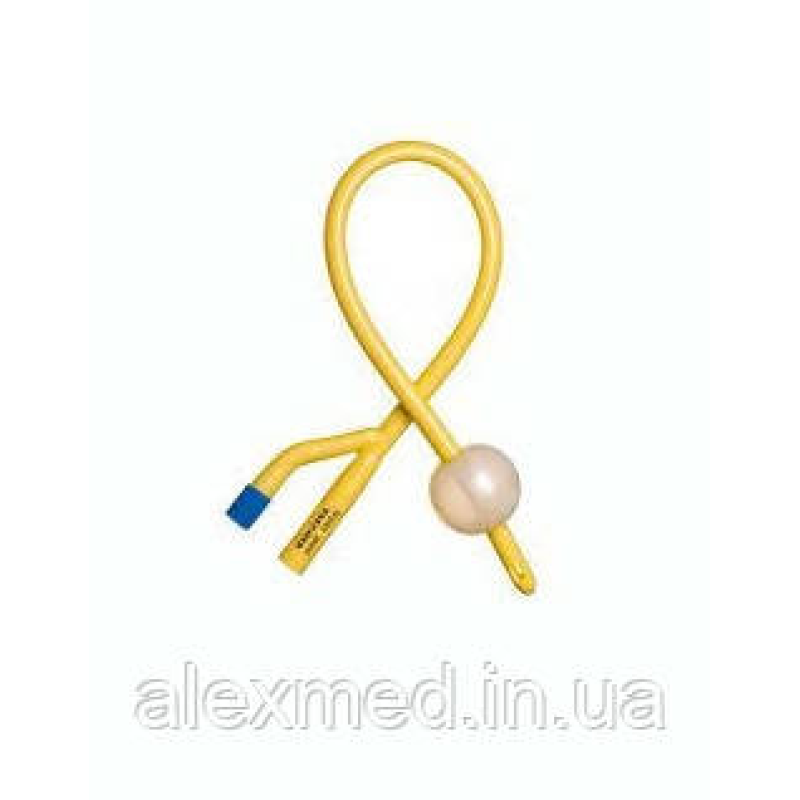 Катетер Фолея 2х ходовий з сілколатексу 14