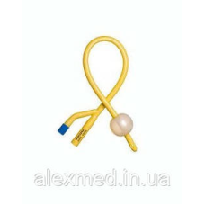 Катетер Фолея 2х ходовий з сілколатексу 16